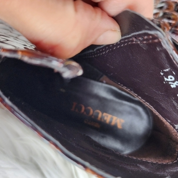 Sesto‎ Meucci Embossed Croc Booties 9.5 - Picture 7 of 9